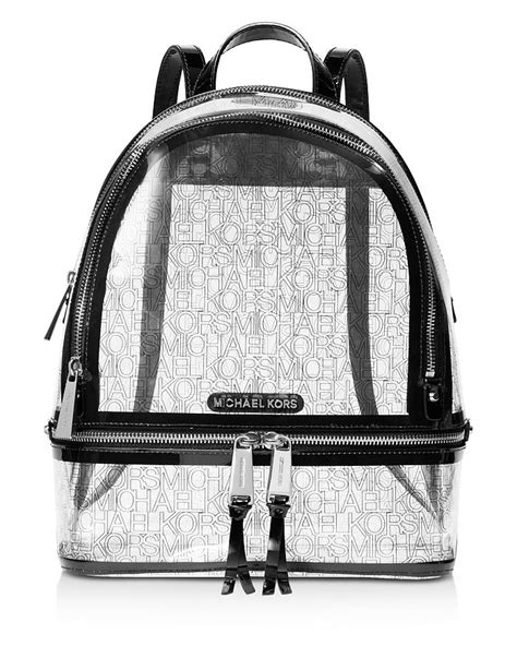 michael kors rucksacks|michael kors clear backpack.